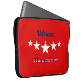 Funda Para Portátil Feliz Día de los Veteranos