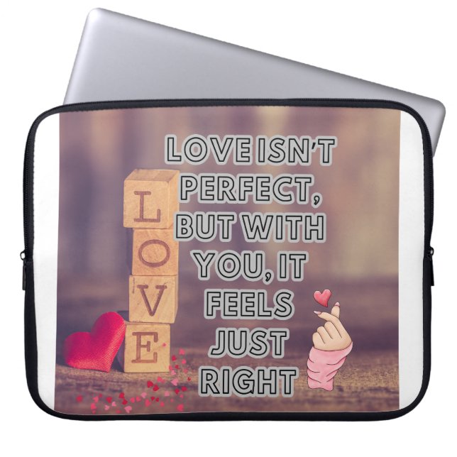 Funda Para Portátil ¡Feliz Día de San Valentín! (Frente)