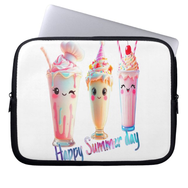 Funda Para Portátil Feliz Día de Verano (Frente)