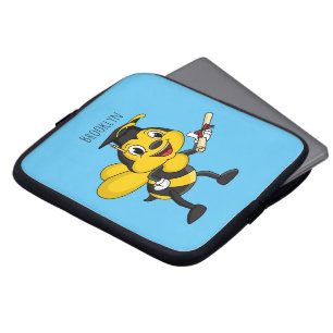 Funda Para Portátil Feliz graduación de abejas personalizados