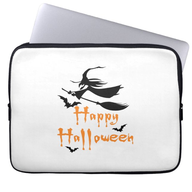 Funda Para Portátil Feliz Halloween (Frente)