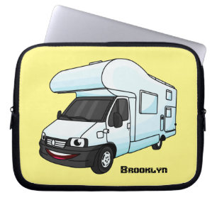 Funda Para Portátil Feliz ilustracion personalizado de camperán
