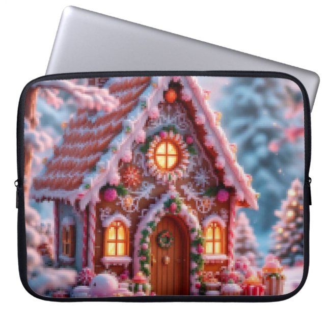 Funda Para Portátil Feliz invierno con Navidad  (Frente)