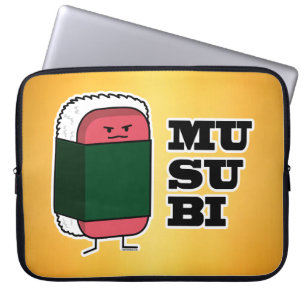 Funda Para Portátil Feliz Musubi Sushi Nori en Hawái