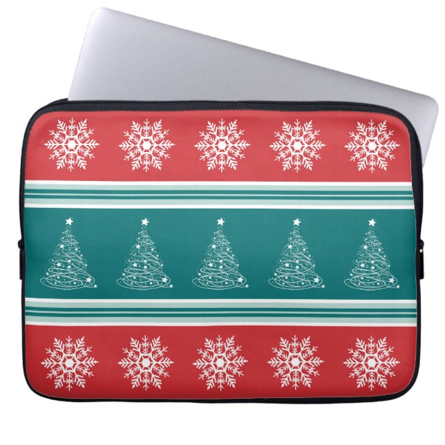 Funda Para Portátil Feliz Navidad (Frente)