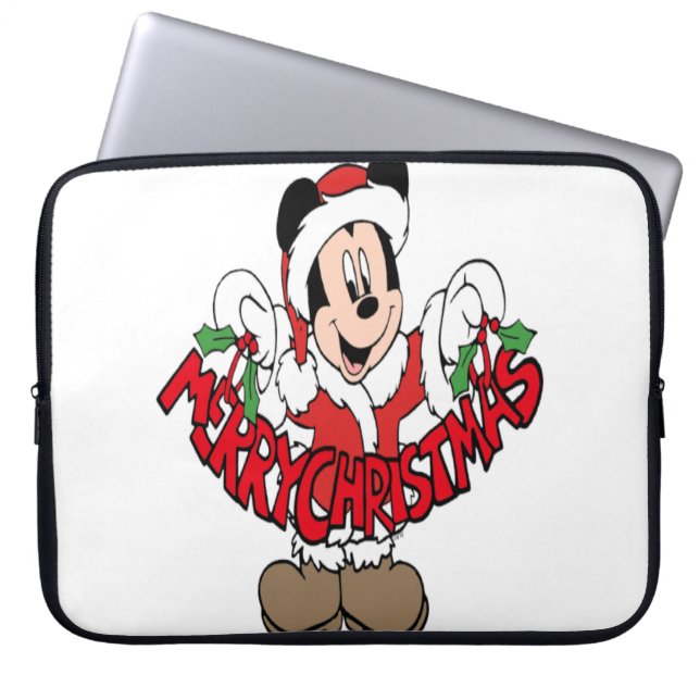 Funda Para Portátil Feliz Navidad (Frente)