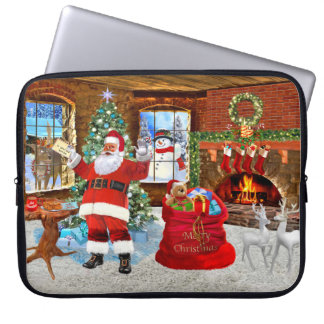 Funda Para Portátil Feliz Navidad de Santa