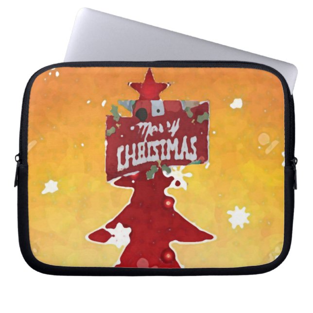 Funda Para Portátil Feliz Navidad funda_10 (Frente)