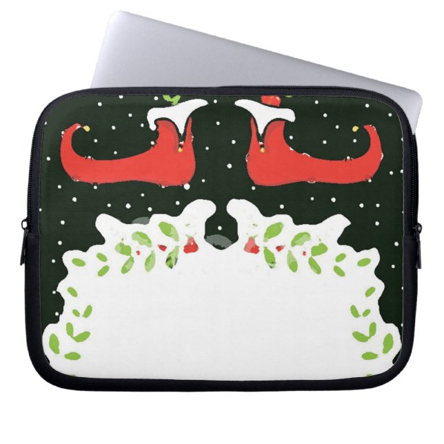 Funda Para Portátil Feliz Navidad funda_10 (Frente)