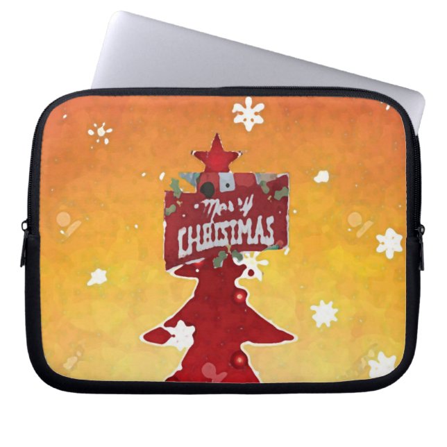 Funda Para Portátil Feliz Navidad_funda_10 (Frente)