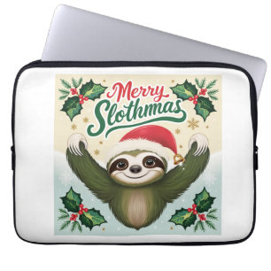 Funda Para Portátil Feliz Navidad lenta 