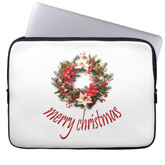 Funda Para Portátil Feliz Navidad, Mini Portapapeles