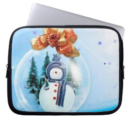 Funda Para Portátil Feliz navidad nieve_funda_10