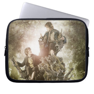 Funda Para Portátil Feliz y Peregrin en Treebeard