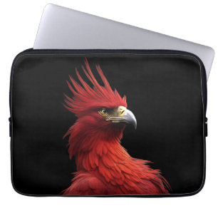 Funda Para Portátil Fénix escarlata se sienta orgullosamente