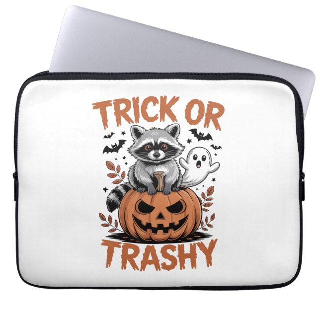 Funda Para Portátil Féral Halloween Trick o Trashy (Frente)