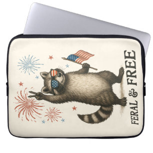 Funda Para Portátil Feral Pero Fuegos Artificiales Gratuitos Feral Rac