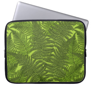 Funda Para Portátil Fern en verde