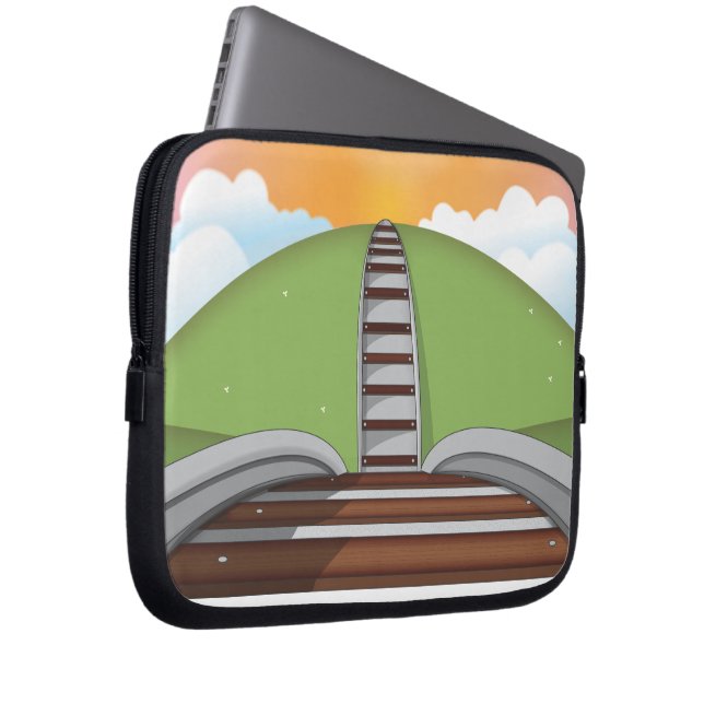 Funda Para Portátil Ferrocarril (Anverso derecho)
