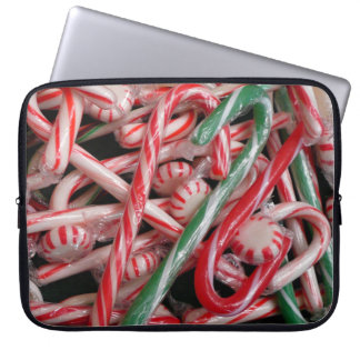 Funda Para Portátil Festividades de Navidades de caña y menta