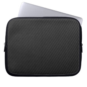 Funda Para Portátil Fibra de carbono negra