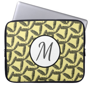 Funda Para Portátil Fiebre Hoja de árbol Monograma Ordenador Fundido p
