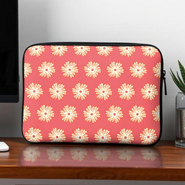 Funda Para Portátil Fiery Bright kaleidoscope Patrón estilo Boho (Subido por el creador)