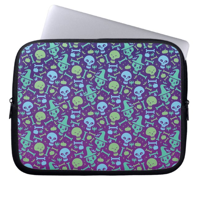 Funda Para Portátil Fiesta de calaveras (Frente)