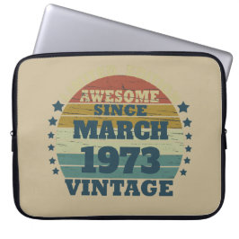 Funda Para Portátil Fiesta de cumpleaños 50 vintage personalizada
