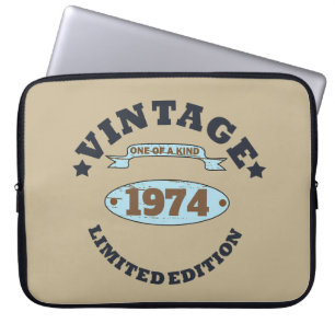 Funda Para Portátil Fiesta de cumpleaños 50 vintage personalizada