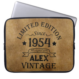 Funda Para Portátil Fiesta de cumpleaños 70 vintage personalizada