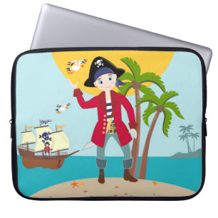 Funda Para Portátil Fiesta de cumpleaños de niño pirata