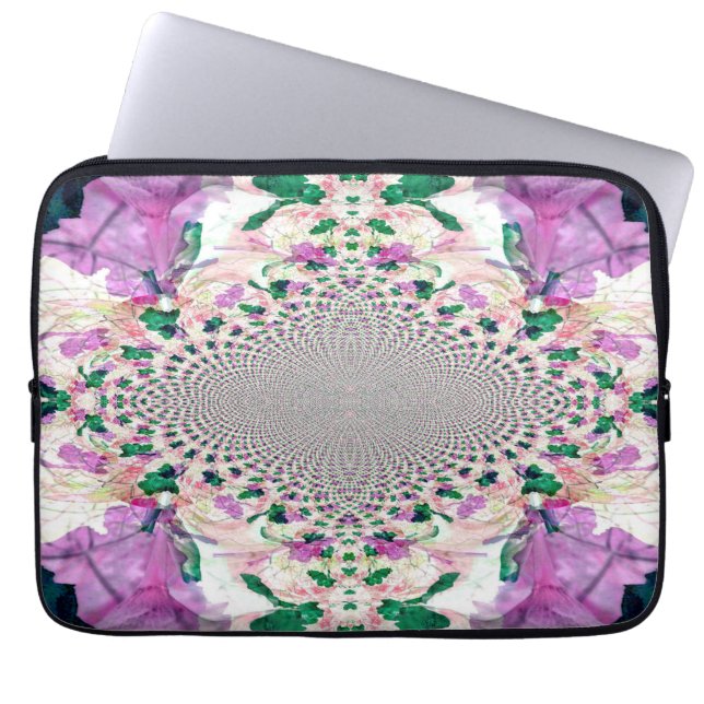 Funda Para Portátil Fiesta de flores...... (Frente)