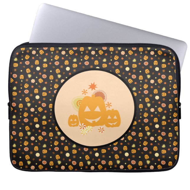 Funda Para Portátil Fiesta de Halloween (Frente)