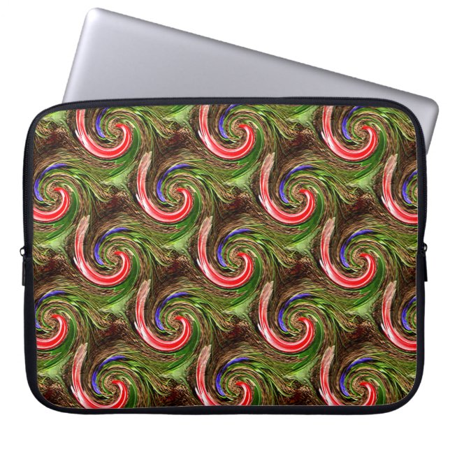 Funda Para Portátil Fiesta en Peacocks...... (Frente)