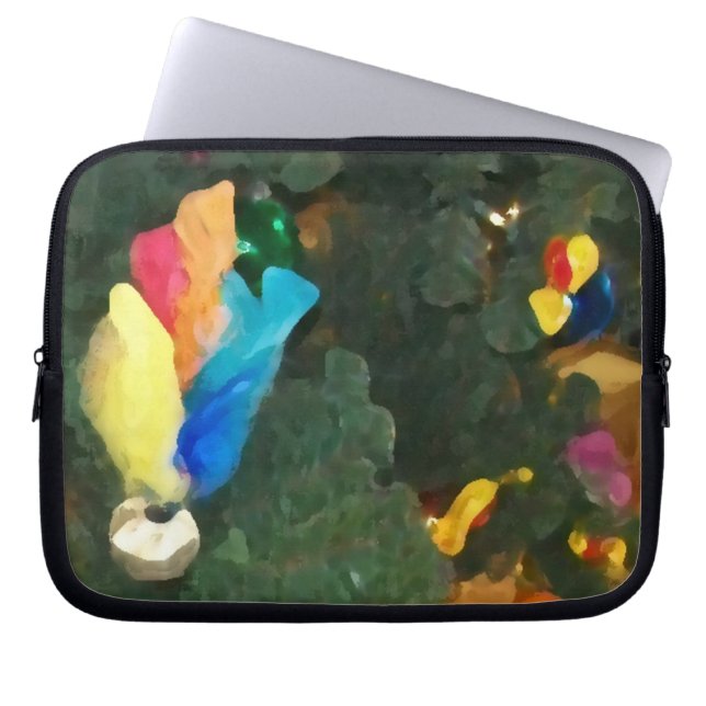 Funda Para Portátil Fiesta _Feliz Navidad _funda_10 (Frente)