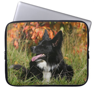 Funda Para Portátil Fijación del jadeo del border collie