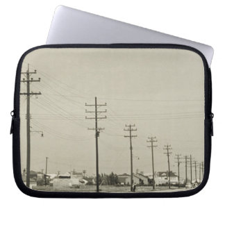 Funda Para Portátil Fila de la electricidad postes
