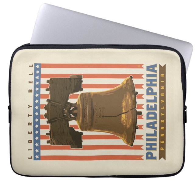 Funda Para Portátil Filadelfia | Liberty Bell (Frente)