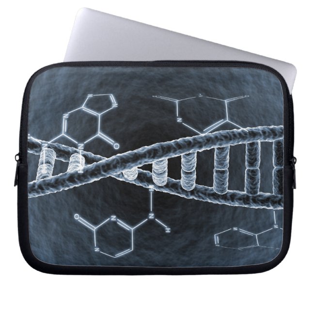 Funda Para Portátil Filamento de la DNA (Frente)