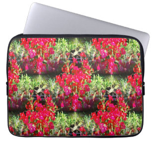 Funda Para Portátil Filas de Carnations....
