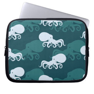 Funda Para Portátil Filas del modelo del pulpo