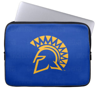 Funda Para Portátil Filigrana del logotipo de Spartans del estado de