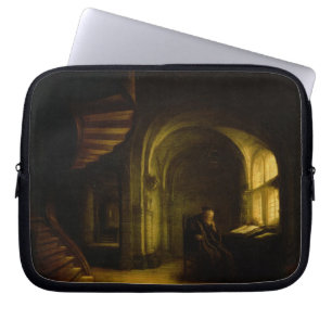 Funda Para Portátil Filósofo con un libro abierto, 1625-7 (aceite en