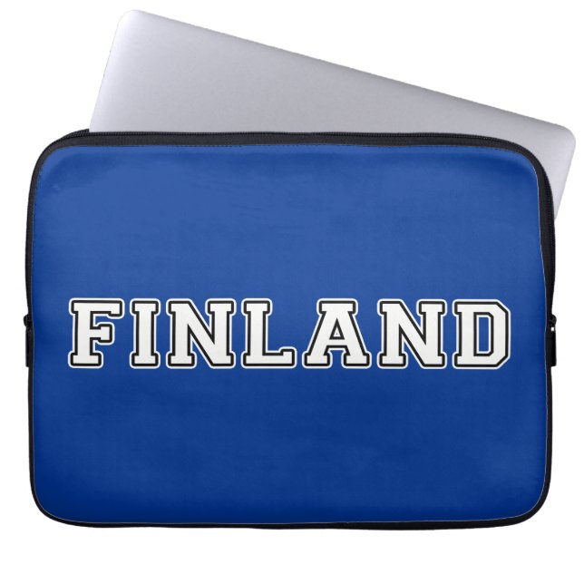 Funda Para Portátil Finlandia (Frente)