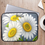 Funda Para Portátil Firma de tonos amarillos y blancos<br><div class="desc">Este sencillo funda portátil le añadirá un toque de belleza natural a su PC. Personalízalo con el nombre o las iniciales que desee.</div>