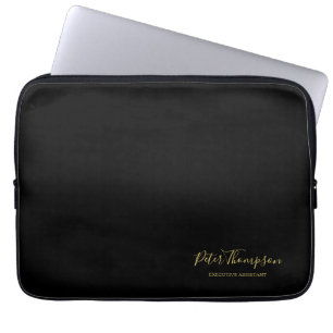Funda Para Portátil Firma elegante de guión comercial