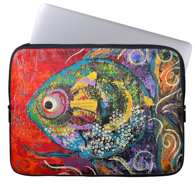 Funda Para Portátil Fish Lap Top Bag (Frente)