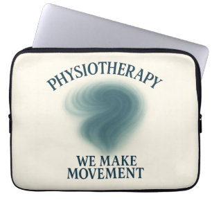 Funda Para Portátil Fisioterapia que hacemos movimiento - Arte moderno