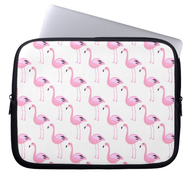 Funda Para Portátil Flamencos rosados 2 (Frente)